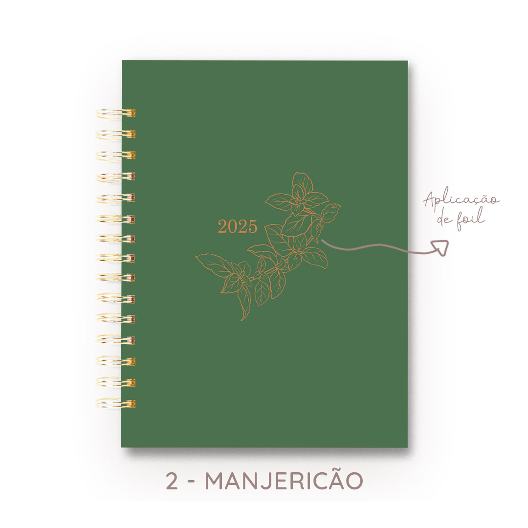 Planner Realize 2025 Manjericão