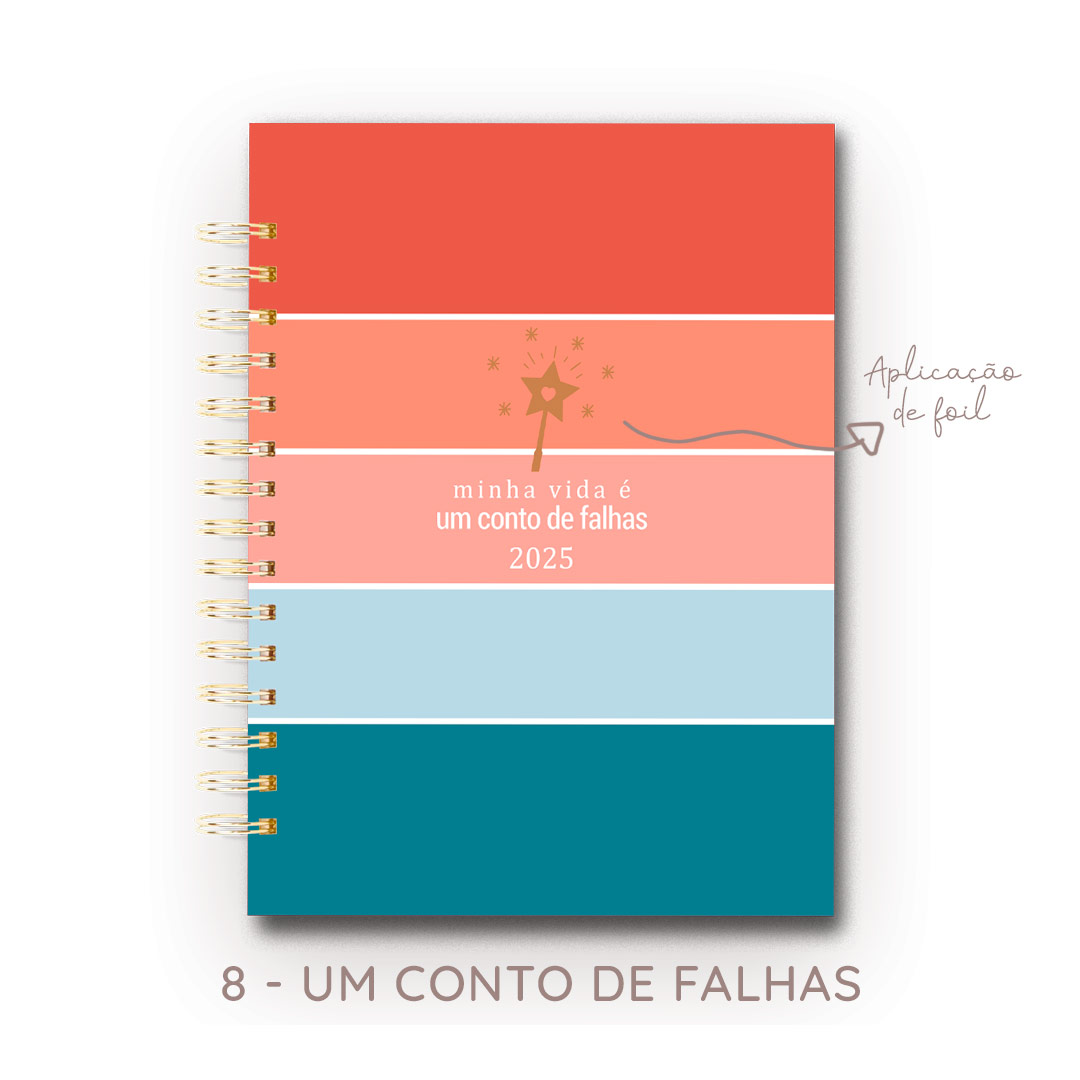 Planner realize 2025 Conto de falhas